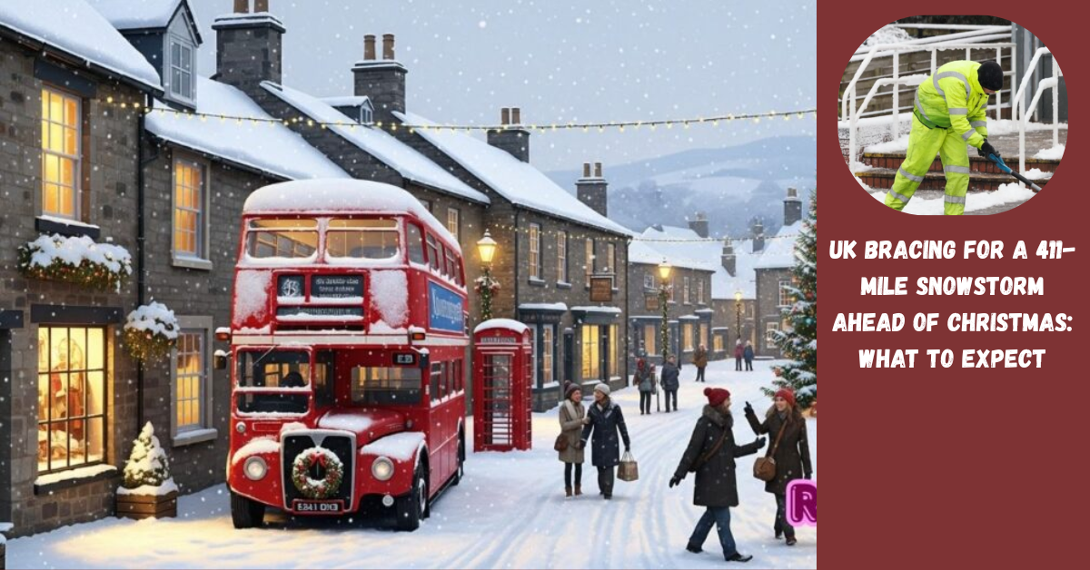 UK Bracing for a 411-Mile Snowstorm Ahead of Christmas