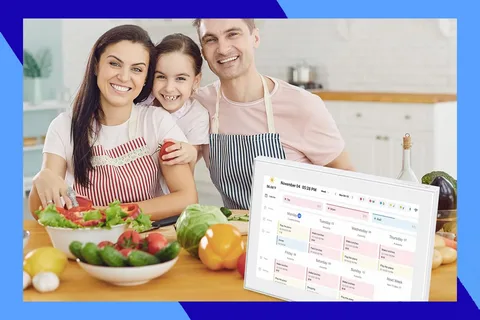 Effortlessly Manage Family Chores with a Digital Calendar Display